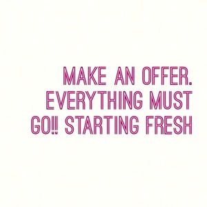 EVERYTHING MUST GO‼️